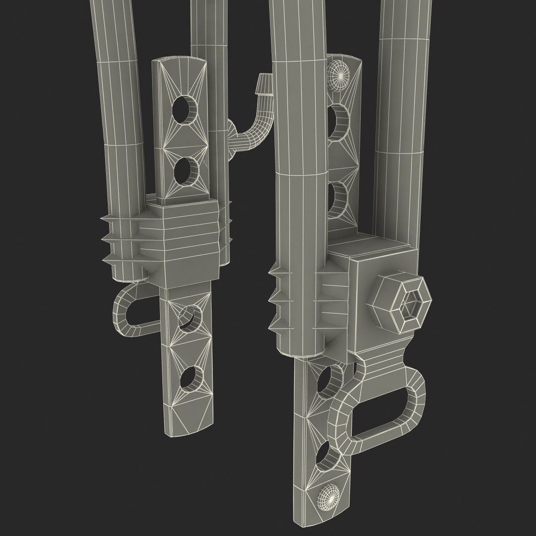 Bike Rear Rack 3d C4d