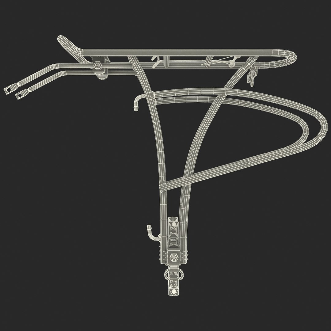 Bike Rear Rack 3d C4d