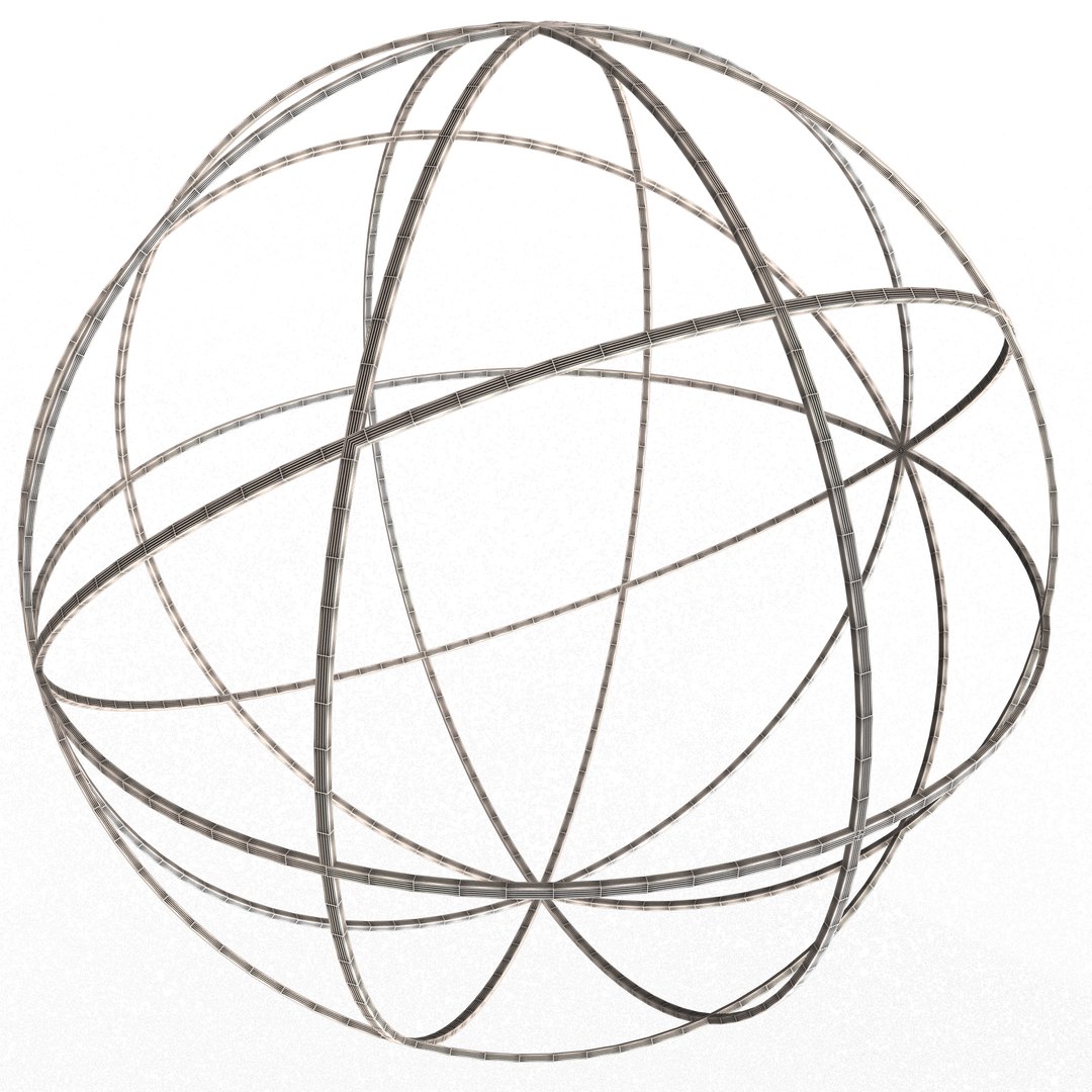 Wireframe Sphere 002 3D Model - TurboSquid 1914281