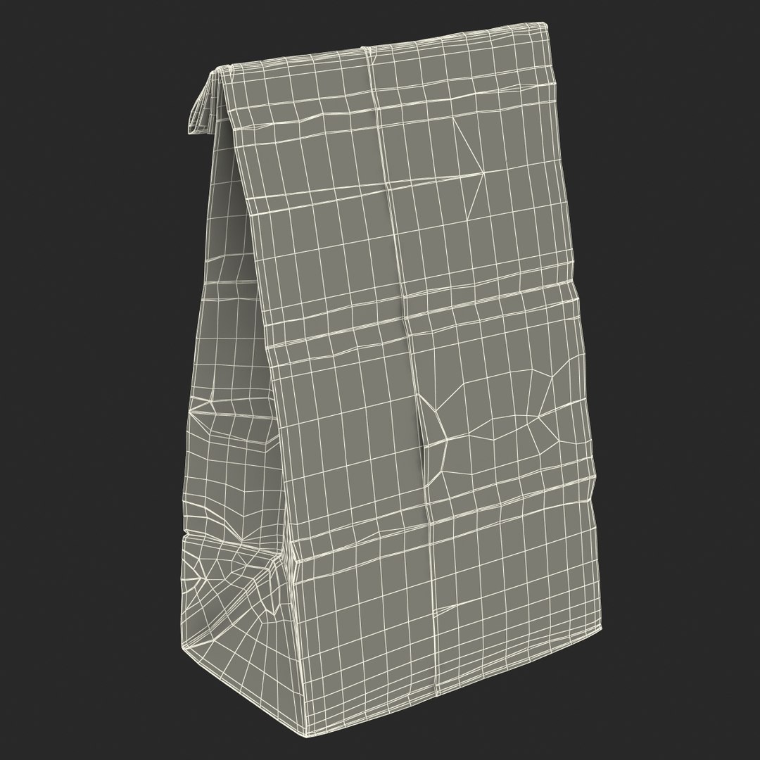 Paper Bag 2 3d Model