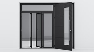 Aluminium door 267 3D model