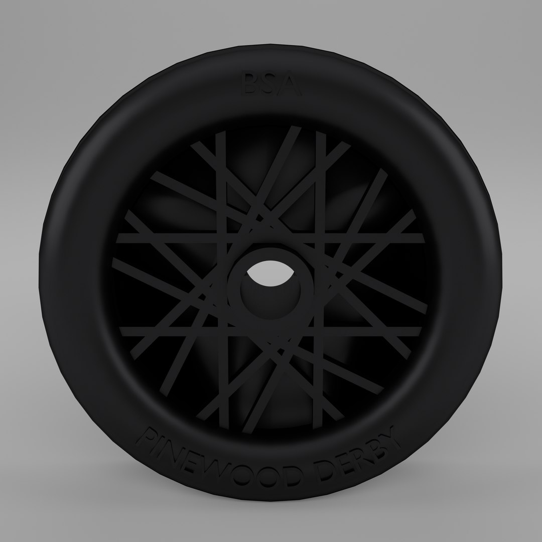 3d Wheel Pinewood Derby