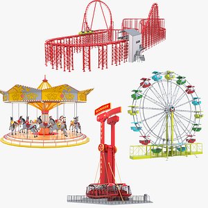 3D model Amusement Park Collection 2