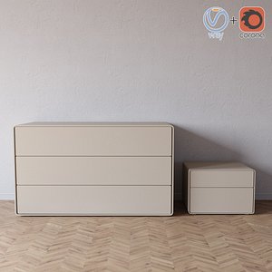 3D sideboard ice presotto model