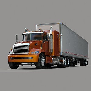 Semi Truck With Trailer