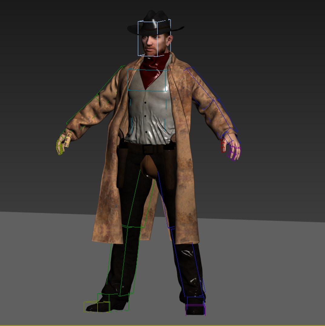 Cowboy Rig 3d Max