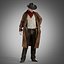 Cowboy in a coat