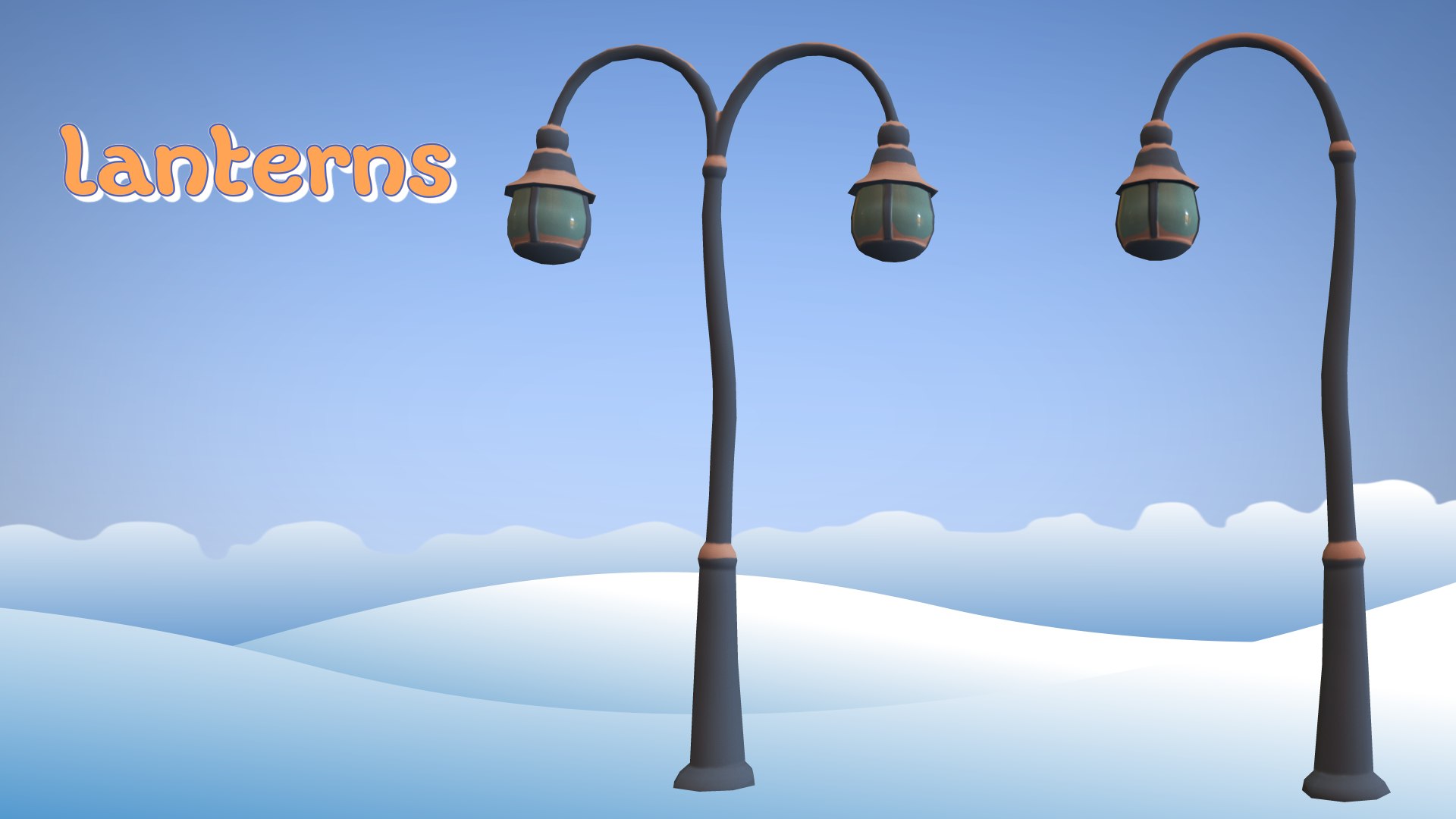 3D winter snow https://p.turbosquid.com/ts-thumb/T7/lR6OfI/fy/lanterns0000/png/1611052175/1920x1080/fit_q87/6fceec8bcf3408f2e3e43efd9c7ece5efecca5bf/lanterns0000.jpg