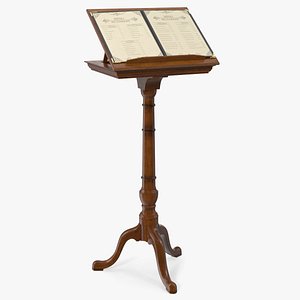 Vintage Hostess Podium with Menu