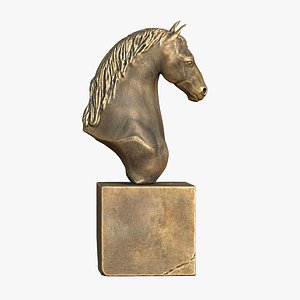 3D horse sculpture