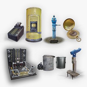 3D Old Asset Pack - Props