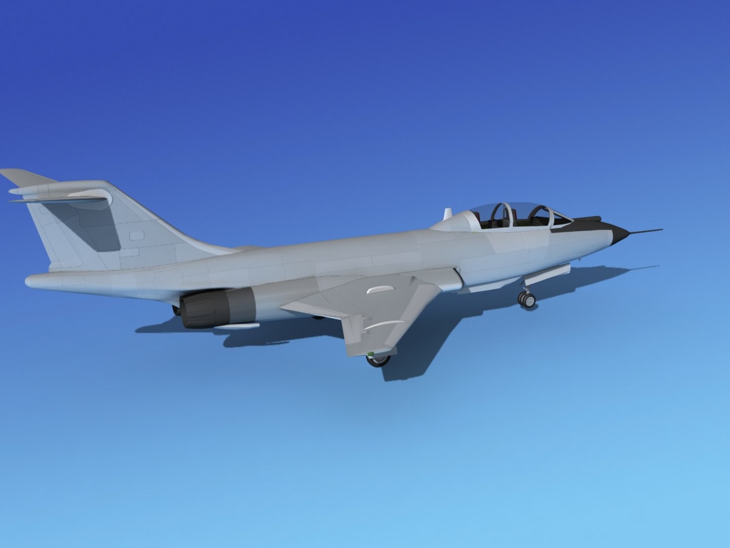 3d F-101 Voodoo Jet Fighters Model