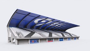 Circuit Zandvoort Grand Stand 3D