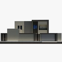 Modern Villa facade 6