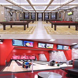 bowling billiard ping pong model