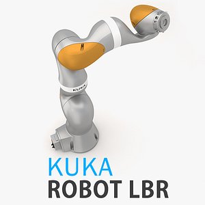 3d kuka robot lbr model
