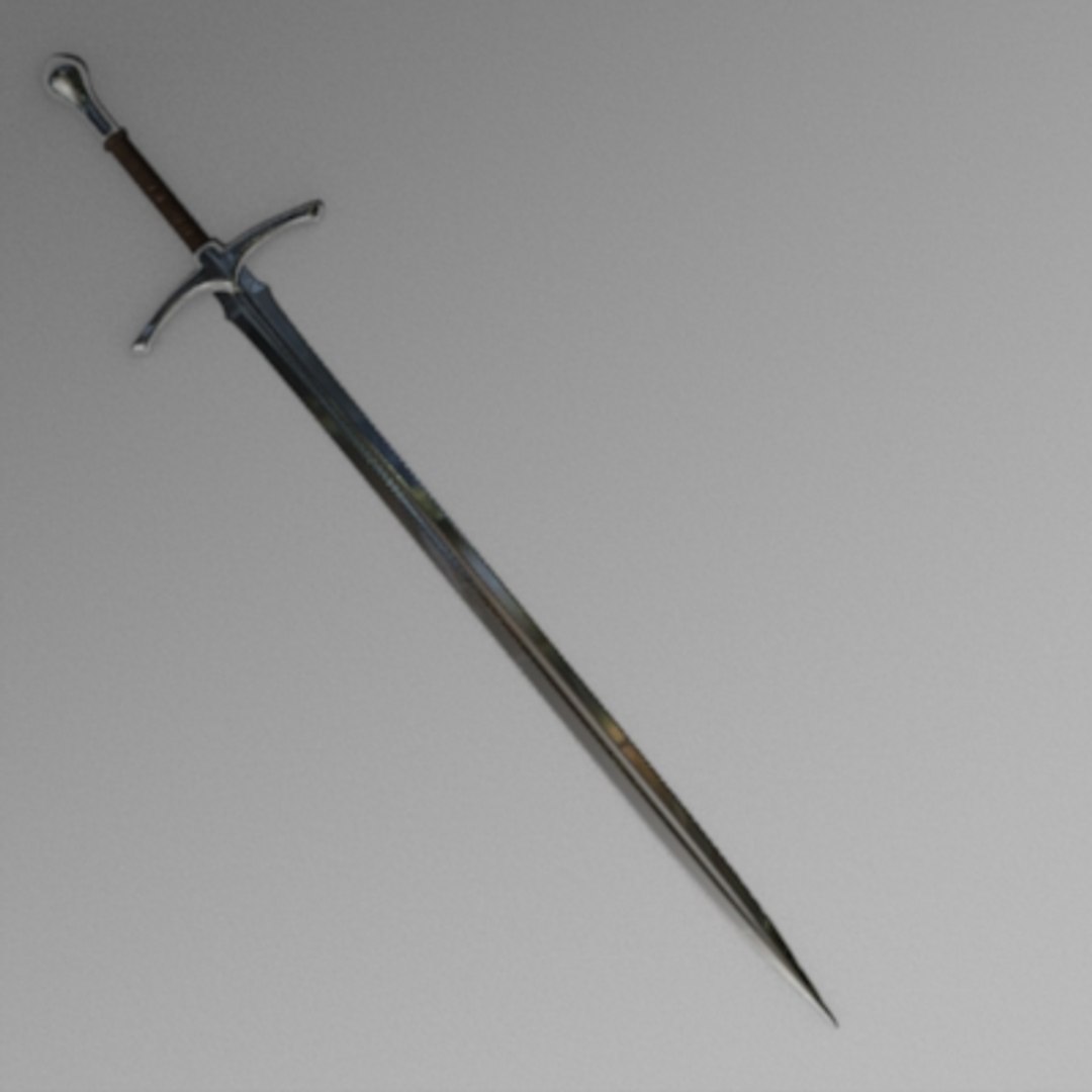 Fantasy Weapons Sword Obj