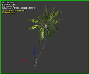 3D Palm Tree NH