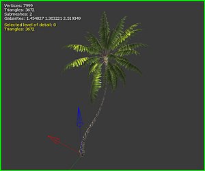 3D Palm Tree NH
