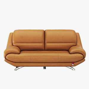 Leather Sofa 3D model