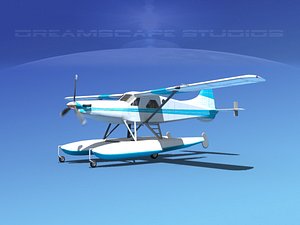 3d model dehavilland dhc-2 beaver turbo