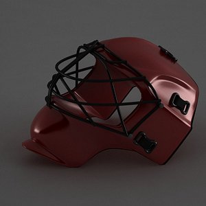 3d hockey mask model