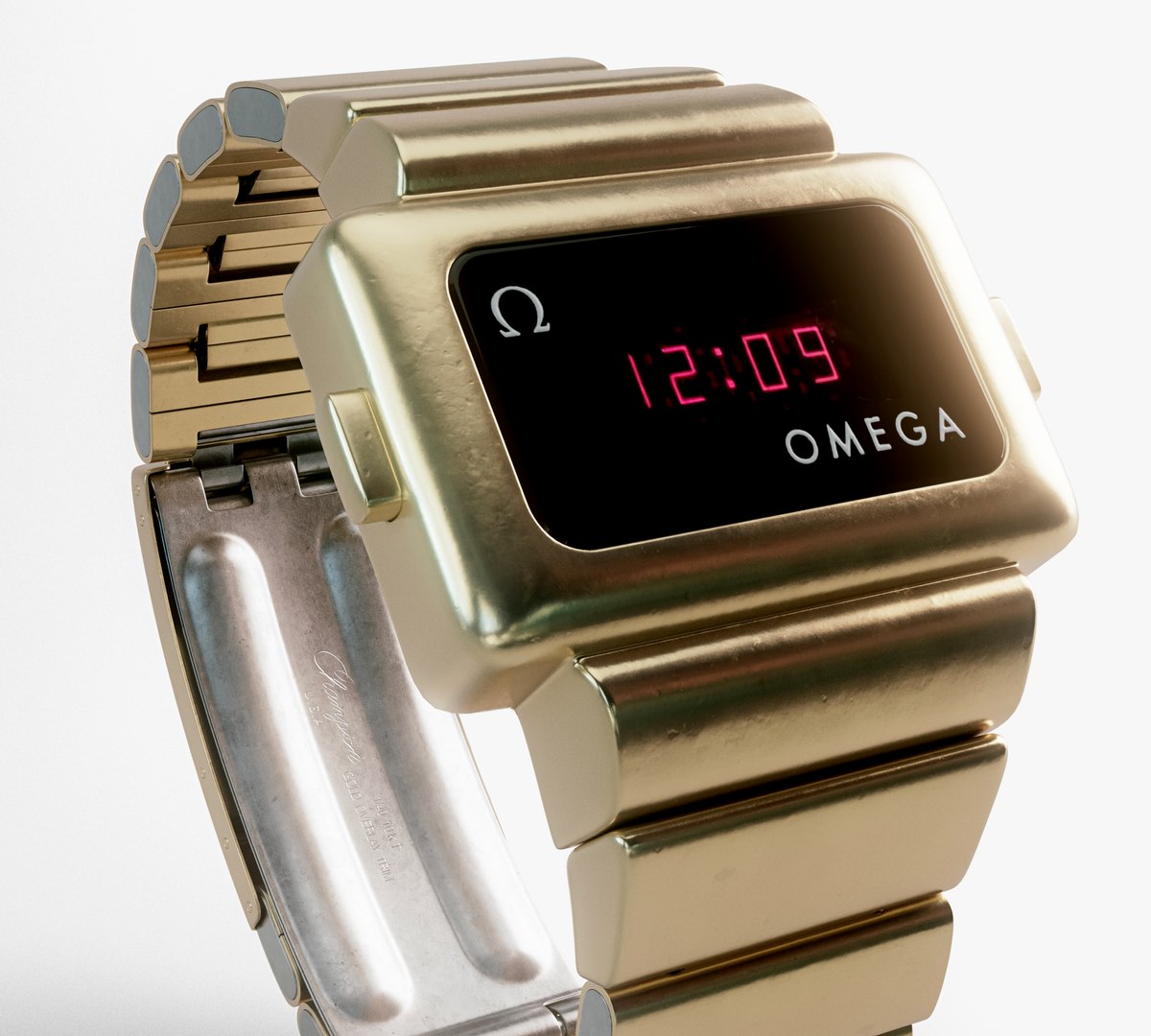 Vintage omega digital watch discount
