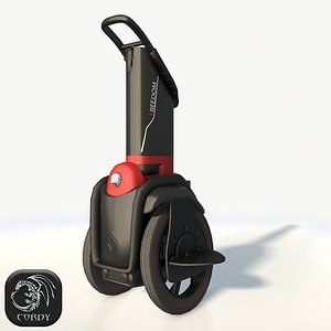 self-balancing scooter freedom red 3D model