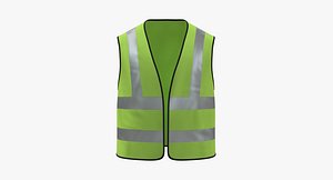 vest work worker 3D