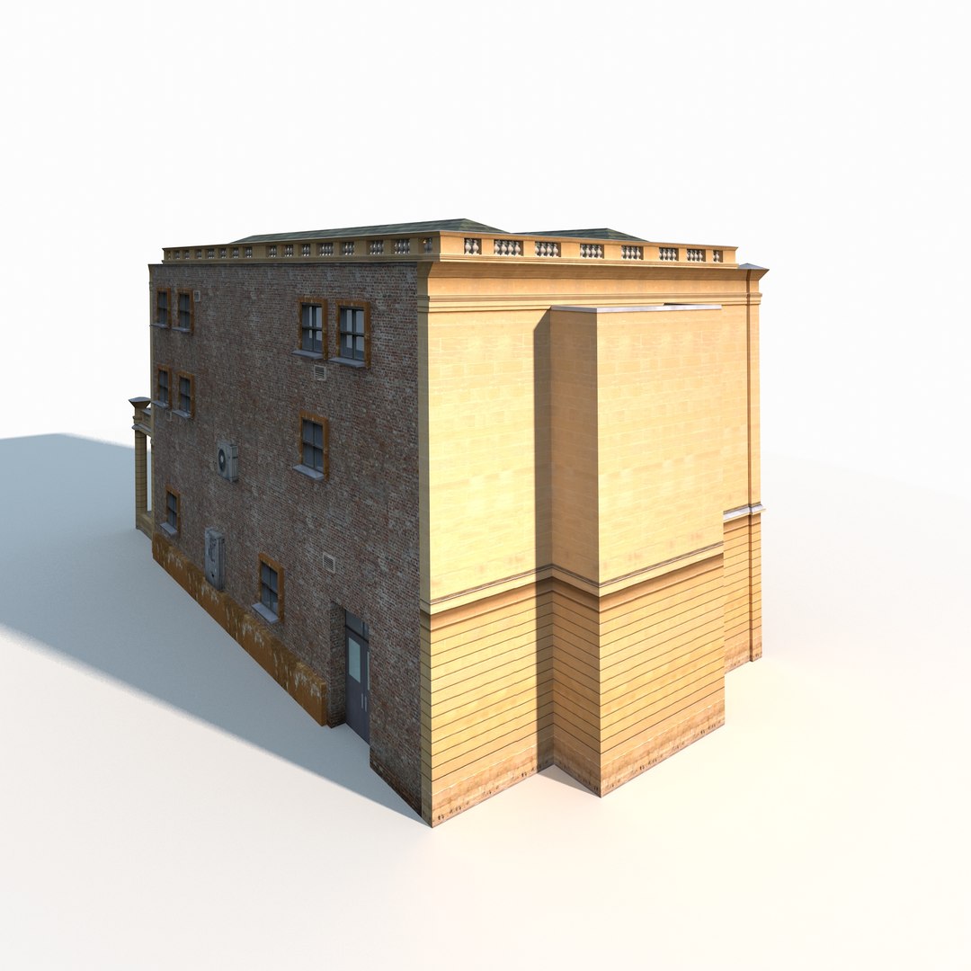 3D Old Buildings Model - TurboSquid 1212023