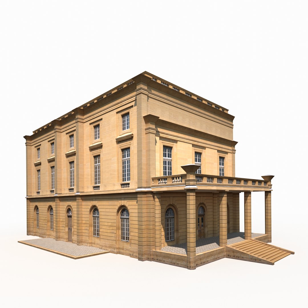 3D Old Buildings Model - TurboSquid 1212023