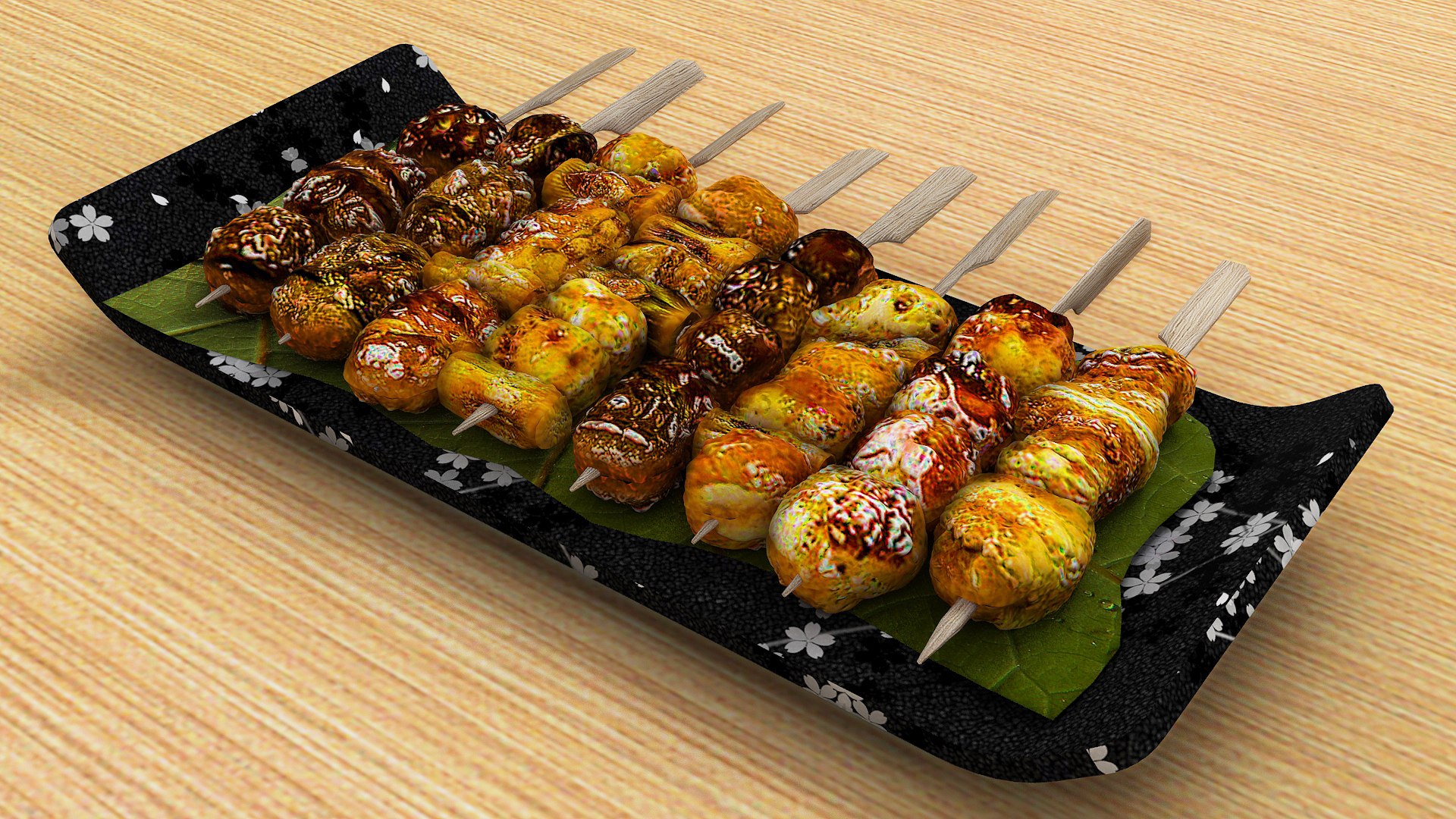 Yakitori Japanese Skewered Chicken 3D model https://p.turbosquid.com/ts-thumb/T8/okzCyc/jn/yakitoriv4/jpg/1657598420/1920x1080/fit_q87/b9e3b6cf8ca8f8383eb004be7e4ec1f3ea794b7e/yakitoriv4.jpg
