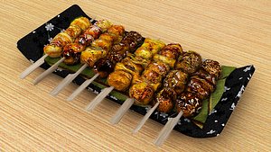Yakitori Japanese Skewered Chicken
