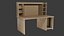 Modelo de mesa texturizada Low Poly