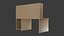 Modelo de mesa texturizada Low Poly