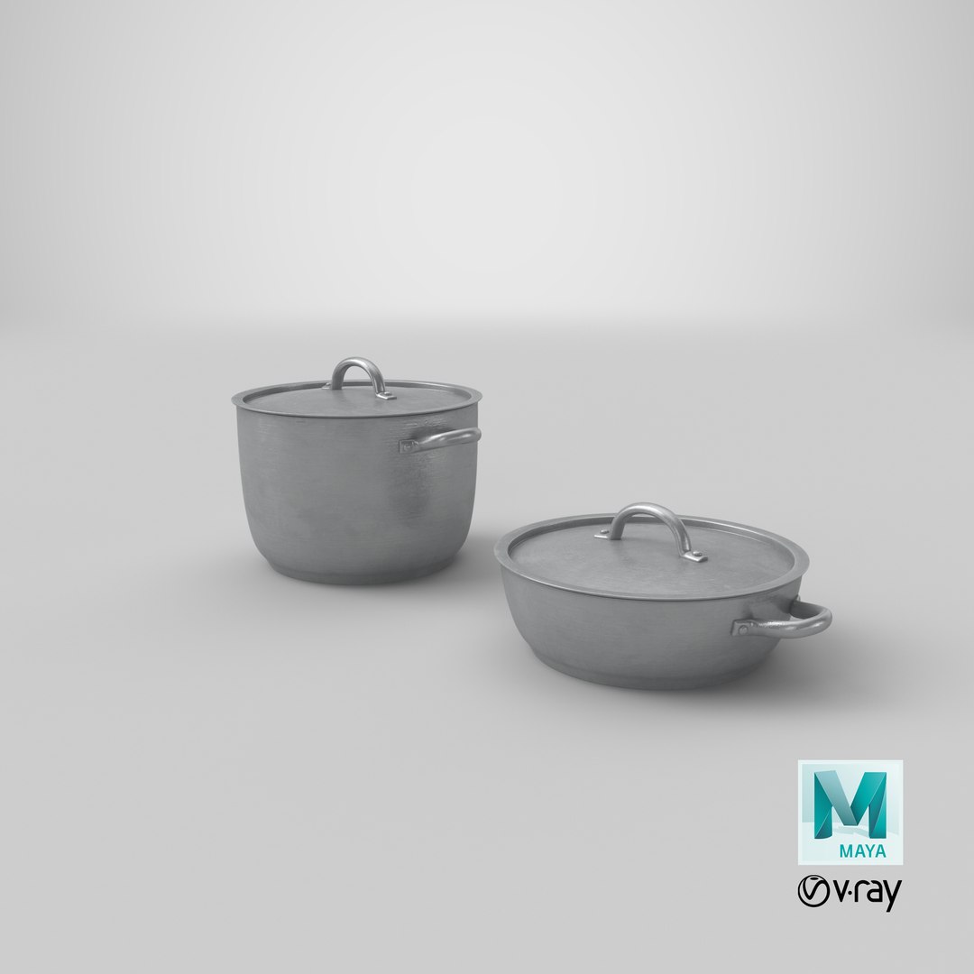 realistic pot lid set 3D model https://p.turbosquid.com/ts-thumb/T8/tNkUSp/iQAvthap/stemcell_maya_vray_render/png/1602317855/1920x1080/fit_q87/7cba9602748e47670db7c0901de682390d5328f2/stemcell_maya_vray_render.jpg