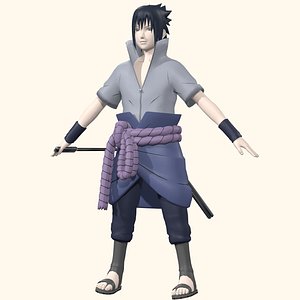 Sasuke Rigged 3D model