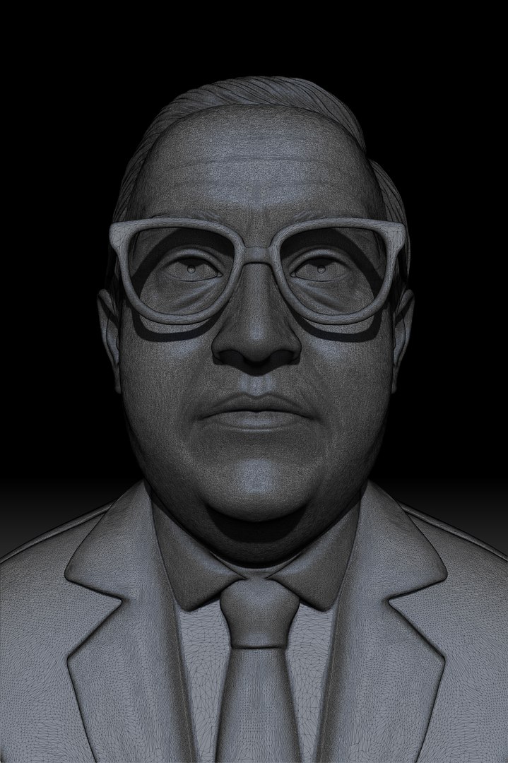 3D Dr BR Ambedkar Model - TurboSquid 1951419