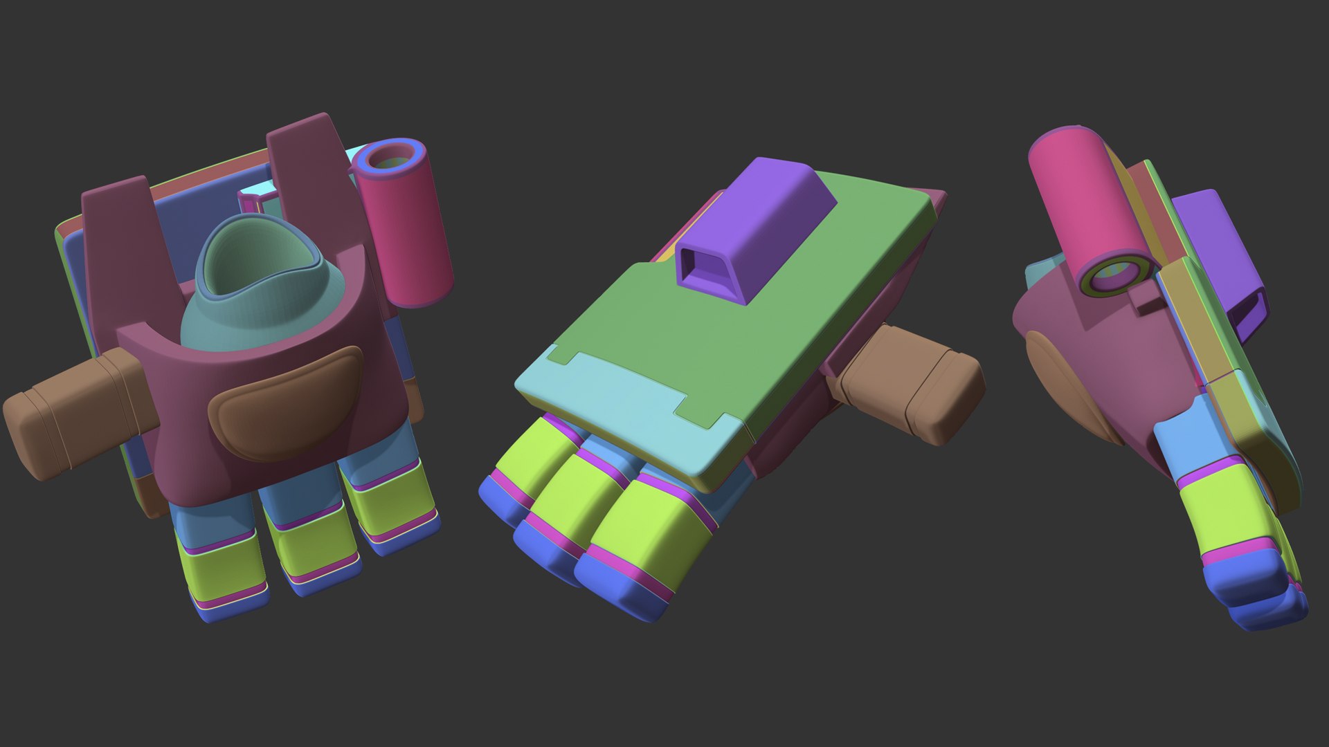 Rabbid Gauntlet Weapon Mario Sparks Of Hope 3D Model - TurboSquid 1959835