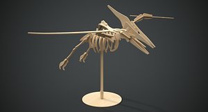 3D pteranodon wooden model