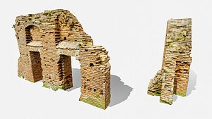 3D Ruins of the palace 01