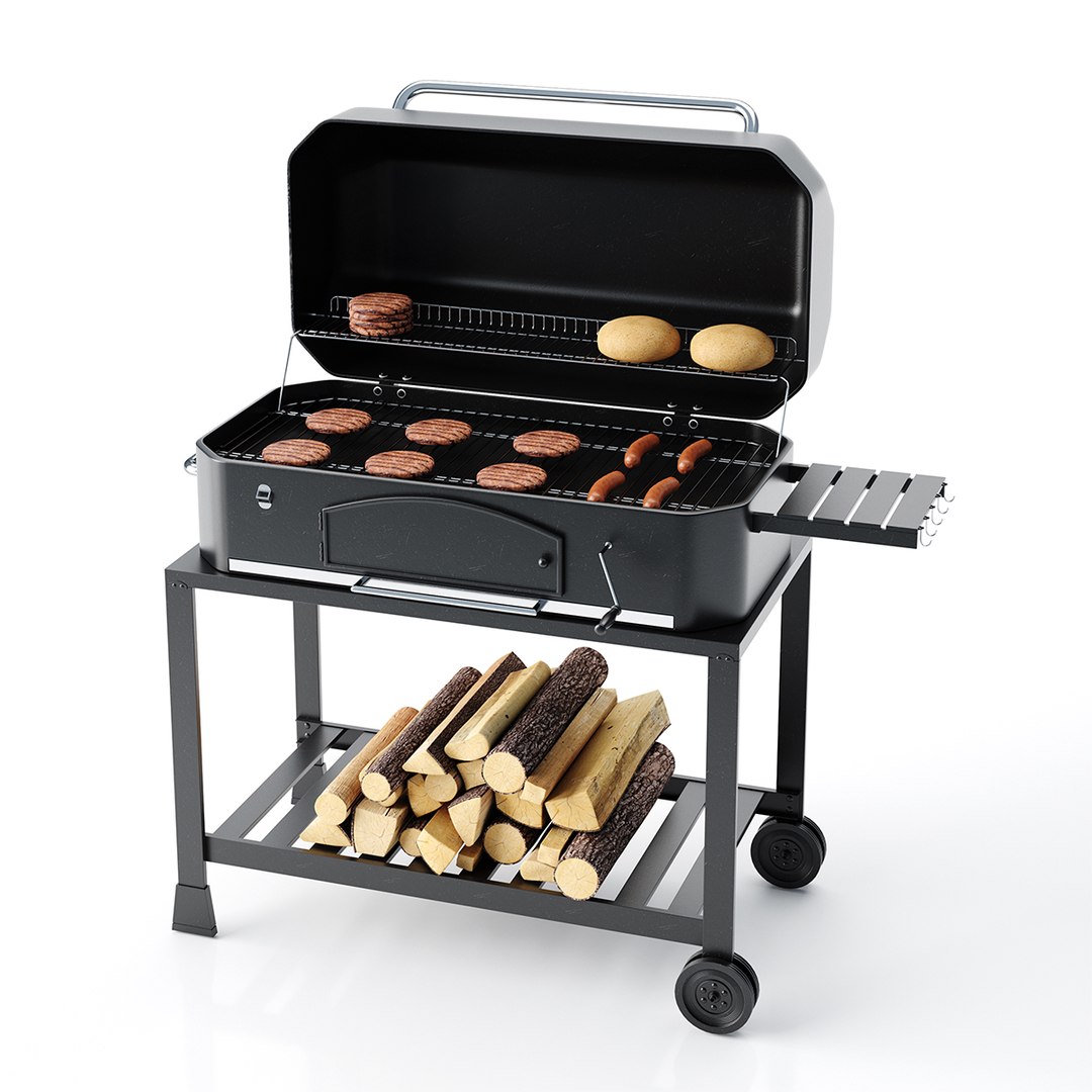 Barbecue 01 3D Model - TurboSquid 1911457
