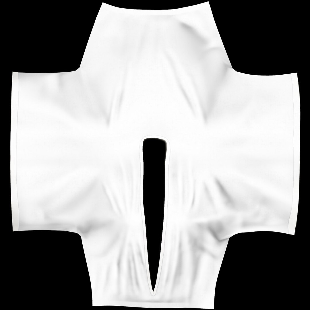 3D Leather Pants And White Wrap Top - TurboSquid 1805526