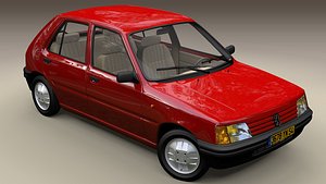 Peugeot 205 GR 5 Door 1983 3D model
