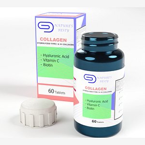 MEDICINE BOTTLE LOW-POLY 3D MODEL