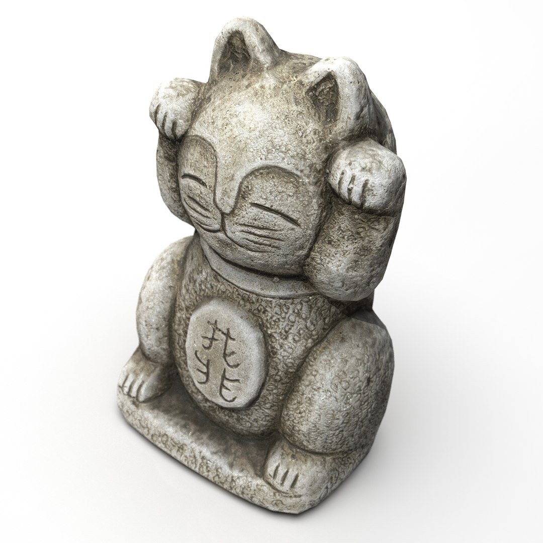 Stone Lucky Cat 3D https://p.turbosquid.com/ts-thumb/T9/BIZ6qi/Eb/luckycat.806/jpg/1716311535/1920x1080/fit_q87/8a5b3edd8d28156e0a3631911e3056ca9f7b0cd3/luckycat.806.jpg