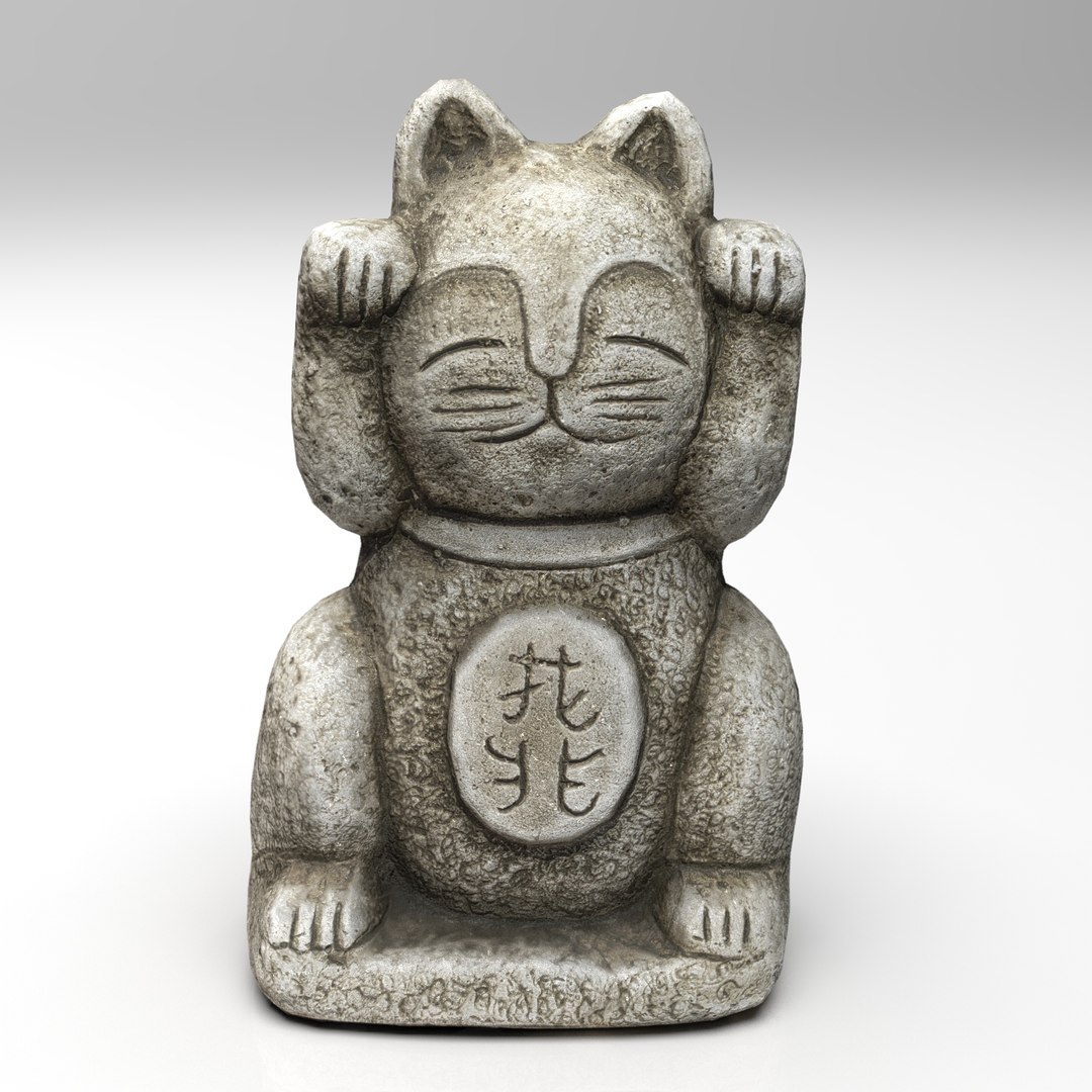Stone Lucky Cat 3D https://p.turbosquid.com/ts-thumb/T9/BIZ6qi/yj/luckycat/jpg/1716311535/1920x1080/fit_q87/3ddd17670e91e1c71491f651784ffd97f06f13c8/luckycat.jpg