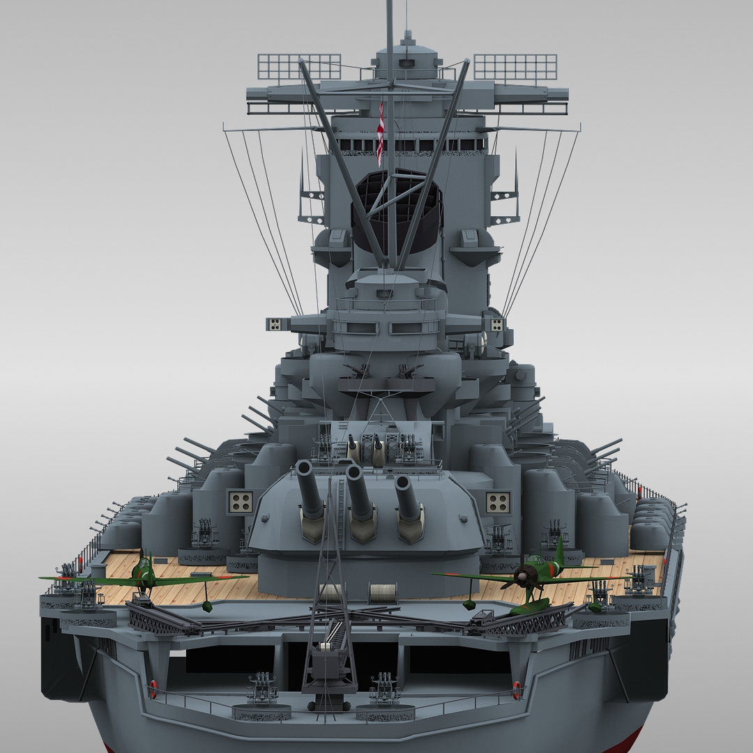 3d model ijn yamato