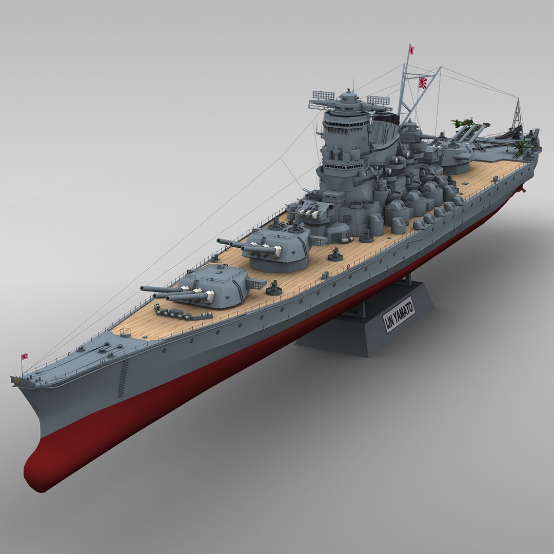 3d Model Ijn Yamato