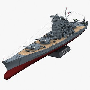 3d model ijn yamato